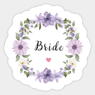 Team of the Bride - Bride squad Bridesmaid Bachelorette Party - Wedding Sticker